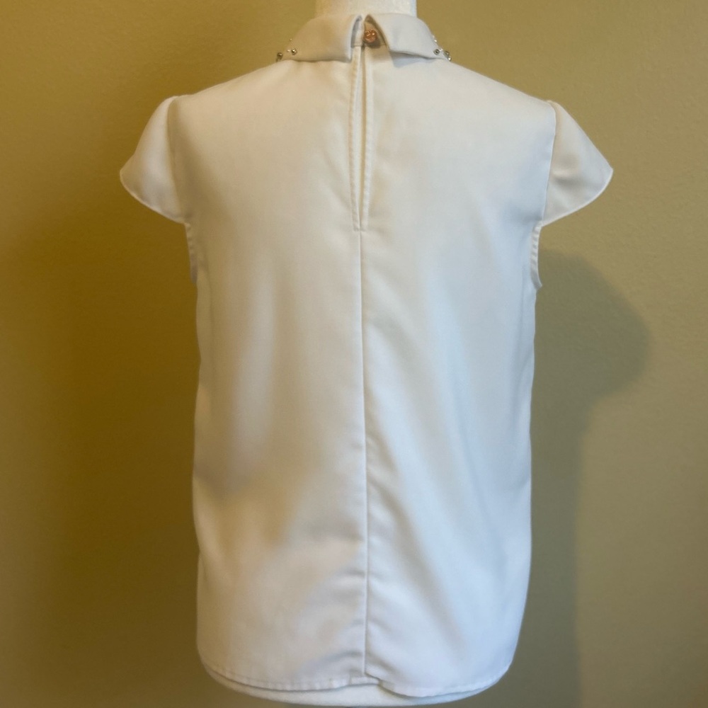 Ted Baker Jaylen Embellished Collar Blouse Top size 2 (US 6) - Picture 5 of 16